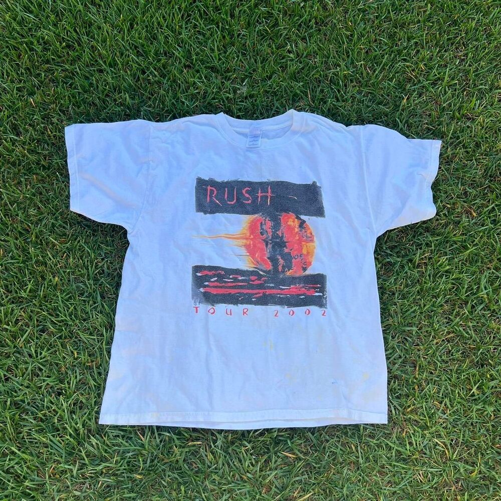 Rush Paper Trails band tee 2002 mens size xl